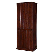 Casa Moro Armadio orientale Arian 80 x 52 x 205 cm (L x P x A) in legno massiccio decorato con ottone | Armadio a ante sottile in stile coloniale con 2 cassetti e 4 ante | Artigianato | MA26-310