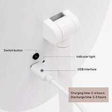 Specchio per Il Trucco con Luce, Touch Screen Dimming Cosmetico HD Dual Power Specchi da Tavolo con Luci A LED Illuminato Trucco