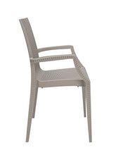 Poltrona Rattan Bistrot juta (Conf. da 6 pz.)