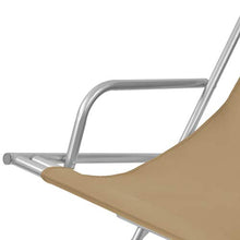 Tidyard Sdraio Pieghevole Giardino Reclinabili 2 pz Grigio Talpa Acciaio 69x61x94cm，Massima capacità di carico 120 kg