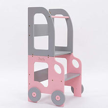 Torre d’apprendimento, scrivania e sgabello Montessori