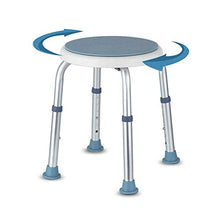 Sgabello girevole Sedia da bagno antiscivolo 6 marce Regolabile in altezza Donna incinta Vasca da bagno anziana Sedia da doccia Sedile Bagno sicuro-Blu