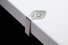 Kitchen Craft KCTCCLEAF Set di Clip Decorative per Tovaglia a Forma di Foglia in Acciaio Inox, Argento