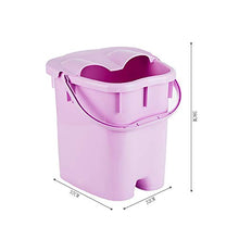 Massaggiatori Elettrici per I Piedi Pediluvio Massaggiatore Vasca Plastica Casa per Massaggi Spessi Secchio per Lavaggio Piedi con Coperchio ZHANGGUOHUA (Color : Purple)