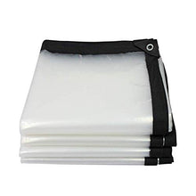 FCXBQ Tenda di Tela Cerata Tela Bordo Ombreggiatura Copertura Impermeabile Rete in plastica Protezione Solare Isolamento ombreggiante Trampolino Esterno per Auto ， 22 Dimensioni (Colore: trasparen