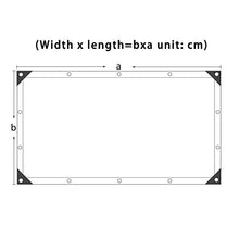 SHIJINHAO Telo Impermeabile Esterno Cancella incatramata 0,35 Millimetri PVC Impermeabile Heavy Duty Trasparente 400gsm Tarp Copertina con Occhielli Resistenza allo Strappo di Campeggio Esterna