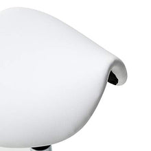 ZXYDD - Sgabello da bar con rotazione e piedini per parrucchieri, per manicure, terapia del tatuaggio, bellezza, massaggi, salone, regolabile, colore: bianco