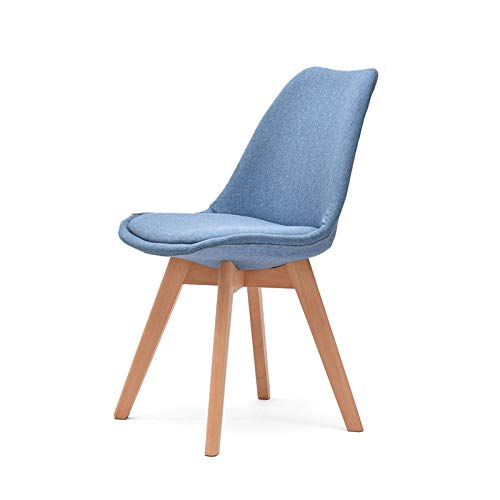 YHNMK Sedie da Pranzo in Velluto,Vintage Poltrona Scandinave,con Seduta e Schienale Imbottiti,Sedia in Legno per Il Tempo Libero,per Sala Studio, Sala da Pranzo E Soggiorno