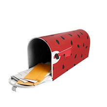 Copertura magnetica per cassetta delle poste, motivo anguria rossa e verde, design unico, per decorazione da giardino, dimensioni standard, 53 x 45 cm
