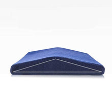 FENGZ Ortopedico Lombare Cuscino A Cuneo per Sciatica Gravidanza Anca Memory Foam Cuscino per Dolori Lombari,60x30cm-Cream