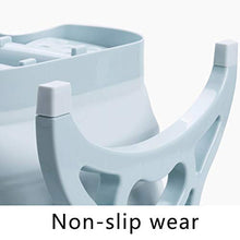 Pediluvio Pieghevole Pediluvio Pieghevole Termale Spa Benessere Leggero salvaspazio Pediluvio per l'ammollo del Piede Pedicure Spa Massaggio Plantare,Blue