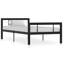 SKM Giroletto Nero e Bianco in Metallo 90x200 cm