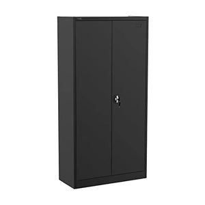 Fromm & Starck Armadietto In Metallo Per Ufficio Armadio Metallico STAR_MCAB_30 (180 Cm, Antracite, 4 ripiani)