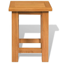vidaXL Tavolini da Salotto 2 pz 27x24x37 cm Legno Massello di Rovere