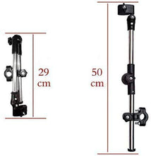 KIKILIVE Ombrello Versa Brella per tutte le posizioni con morsetto universale, ombrello da bicicletta, con clip per ombrello