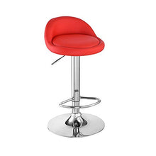 FYLYHWY 2pcs Cuoio Bar Sedile Girevole Bar Cucina Sgabelli Sedia Regolabile Pranzo contatore Nero/Rosso Spedizione Veloce (Color : 2pcs Red)