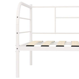 Festnight Letto Singolo Divano Letto Moderno Struttura Letti in Metallo per Bambini o Adulti 90x200 cm Colore Rosa/Nero/Grigio/Bianco