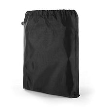 FDSAD Coperchio del Sedile a Battente, Giardino Swing 2/3 Seater Protection Cover, Copertura per mobili Impermeabile, Tutta la Protezione del Tempo,Nero,220 * 125 * 170cm