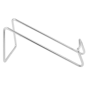 BESTonZON Espositore per Vino in Ferro battuto Scaffale per Bottiglie da Birra per Vino Supporto per ripiano da Cucina per banconi da Cucina Bancone da Bar (Argento Brillante)