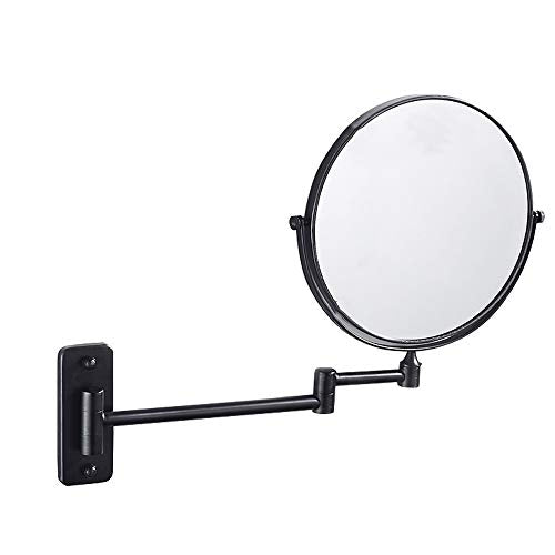 FYMDHB886 Specchio per Il Trucco a Parete Specchio per Il Bagno Specchio per Il Trucco 3X Ingrandimento Specchio per Il Trucco Doppio Specchio Girevole Specchio allungabile per Il Bagno