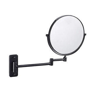 FYMDHB886 Specchio per Il Trucco a Parete Specchio per Il Bagno Specchio per Il Trucco 3X Ingrandimento Specchio per Il Trucco Doppio Specchio Girevole Specchio allungabile per Il Bagno