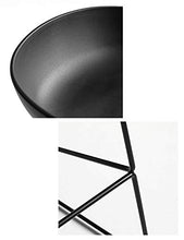 MYAOU Sgabelli da Bar in Metallo Sedile in plastica Sedie da Cucina con Gambe in Ferro battuto Sgabelli da Bar per Colazione Sgabello Alto con poggiapiedi 65 cm / 75 cm