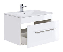 Set di mobili da bagno SANTINI 75 (5 pezzi) bianco lucido