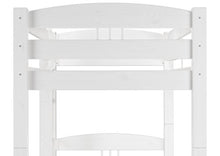 Erst-Holz Chic Letto a Castello 90x200 per Bambini in Pino Bianco divisibile con doghe rigide 60.10-09W