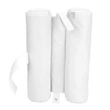 Dioche Sacchetti per Pesi per Tende, Sacchi per Sabbia pesati a baldacchino Piedini per tendalino Parasole per Tenda da Sole a Scomparsa(Bianco)