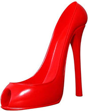 CLQ Resin High Heel Shoe Sculpture, Wine Bottle Holder, Elegant Heel Shoe Shape Wine Rack Bottle Display Stand for Home Bar Hotel Party