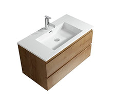 Badplaats B.V. Mobili da Bagno Angela 80cm Rovere - Armadio mobiletto lavabo Mobili Armadietto