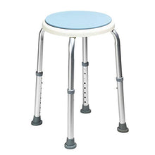 Sgabello doccia 8 Regolazioni di Altezza Sgabello Doccia In Lega di Alluminio Telaio Rotazione 360 ° Montaggio Impermeabile Mute Antiscivolo Sgabello Da Bagno