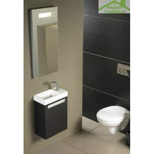 Kit Mobile lavabo RIHO & SLIMLINE SET 65 in legno laccato satinato, 80 x 38 a 60,5 cm