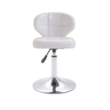 Sgabello da bar WGZ Sgabello Alto Girevole da Tavolo Alto Multicolore Bianco Moda (Color : White)