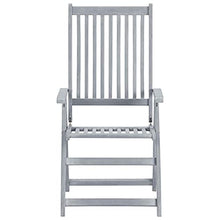vidaXL Sedie da Giardino Reclinabili 2pz con Cuscini Massello Acacia
