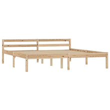 SKM Giroletto con 4 Cassetti in Legno Massello di Pino 160x200 cm (41.44kg)