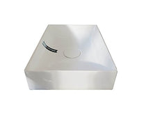 VE.CA-ITALY LAVABO DA APPOGGIO FLOPPY 50 CM IN CERAMICA BIANCA ARREDO BAGNO DESIGN ALTA QUALITA'