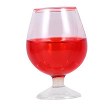 NUOBESTY Bicchiere di Vino Scherzo Giocattoli No Versare Bicchiere di Vino Pesce D'aprile Scherzo Ingannevole Puntello Rosso