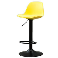 LF- Sgabello da Bar Sedia Girevole Sgabello da Bar Sgabello da Colazione Sgabello Counter Multicolor Bianco semplicità (Color : Yellow)