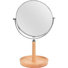 LXRZLS Specchio da Trucco Fronte-Retro da tavolino Specchio da tavolino Specchio da Trucco Girevole a 360 Gradi può Pulire Il Desktop