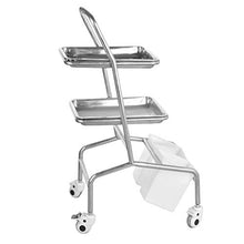 Carrello medico a Tre Strati Ispessito Medico con Il Carrello della chirurgia dello Strumento del Vassoio, Automobile di Registrazione dell'infermiere, Veicolo di Cura di Consegna dell'attrezzatura