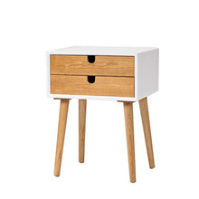 in Legno Massiccio Comodino Armadietto di Immagazzinaggio Vernice Armadietto Laterale Mobiletto in Legno Massello Semplice (Color : White, Size : 40 * 50 * 68CM)