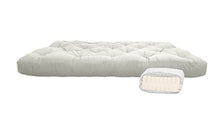 Futon in cotone con 10 cm di lattice, 140x200x14 cm
