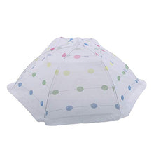 JIUZUI - Copertura per alimenti in rete, pieghevole, per picnic, campeggio, colore: Bianco