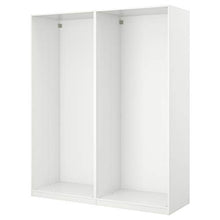 PAX armadio con ante scorrevoli 200x43.5x80 cm bianco/Auli specchio vetro