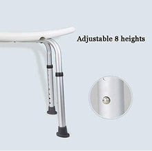 Sgabello da Bagno a doghe Regolabile in Altezza, Sedile da Bagno Resistente per ped Antiscivolo Max.150 kg 20x11 Pollici 0110