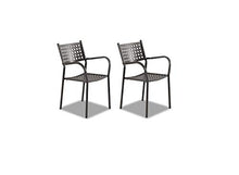 Sedia Poltrona per Uso Esterno Modello Alice CH1550 Colore Ferro Antico *** Offerta per 2 Pezzi *** ZINCATA E Verniciata A POLVERI per RESISTERE alle INTEMPERIE - Prodotta in Italia da VERMOBIL