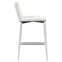Tidyard 3 pz Set da Bar Moderno Acciaio e Similpelle Bianco/Viola,Set Tavolo e Sedie da Bar Moderni,Set Tavolo e Sedie da Cucina Moderni,Set Tavolo Quadrato e 2 Sedie Sgabelli con Schiena da Bar