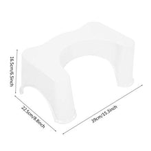 Sgabello WC per bambini e adulti, per la salute, poggiapiedi per WC, antiscivolo, contro stitichezza ed emorroidi, colore: bianco
