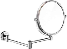 LBWARMB Trucco Specchio con luci Specchio per Il Trucco Specchio cosmetico da 8 Pollici Pieghevole Pieghevole 3X Specchio ingranditore (Colore: Argento Dimensioni: 8 Pollici 3 x) per Il comò da Bagno